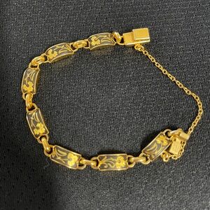 Vintage Damascene Bracelet